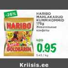 Allahindlus - HARIBO MAHLAKARUD KUMMIKOMMID l75g