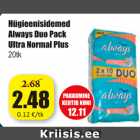 Allahindlus - Hügieenisidemed Always Duo Pack Ultra Normal Plus 20 tk