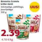 Allahindlus - Bonavita Granola
krõbe müsli