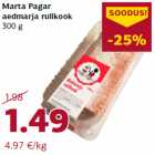 Allahindlus - Marta Pagar
aedmarja rullkook
300 g