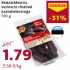 Allahindlus - Maks&Moorits
verivorst röstitud
kaerahelvestega
500 g