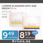 Allahindlus - LUMENE KLASSIKKO ANTI-AGE KREEM 50 ML