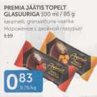 Allahindlus - PREMIA JÄÄTIS TOPELT GLASUURIGA 100 ML / 85 G