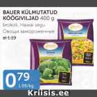 Allahindlus - BAUER KÜLMUTATUD KÖÖGIVILJAD 400 G