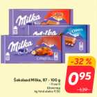 Šokolaad Milka, 87 - 100 g

