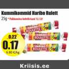 Allahindlus - Kummikommid Haribo Rulett
25g