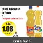 Allahindlus - Fanta limonaad
ja Fanta
2L