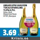 Allahindlus - UNGARI KPN VAHUVEIN
TOKAJI SPARKLING
11,5% 0,75 L