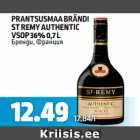 PRANTSUSMAA BRÄNDI
ST REMY AUTHENTIC
VSOP 36% 0,7 L