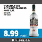 VENEMAA VIIN
RUSSIAN STANDARD
40% 0,5 L