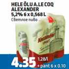 HELE ÕLU A.LE COQ
ALEXANDER
5,2% 6 x 0,568 L