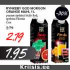 Allahindlus - RYNKEBY GOD MORGON
ORANGE MAHL 1 L