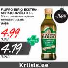 Allahindlus - FILIPPO BERIO EKSTRANEITSIOLIIVIÕLI
0,5 L