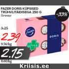 Allahindlus - FAZER DORIS KÜPSISED
TRÜHVLITÄIDISEGA 250 G