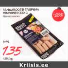 Allahindlus - RANNAROOTSI TÄISPIIMA
MINIVIINER 330 G