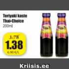 Teriyaki kaste Thai-Choice 200 ml