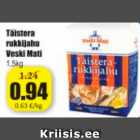 Täistera rukkijahu Veski Mati 1,5 kg