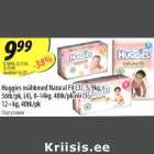 Allahindlus - Huggies mähkmed Natural Fit