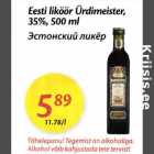 Allahindlus - Eesti liköör Ürdimeister, 35%, 500 ml