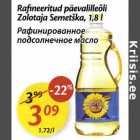 Allahindlus - Rafineeritud päevalilleõli Zolotaja Semetška, 1,8 l