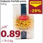 Allahindlus - Italpasta Farfalle pasta