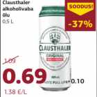 Allahindlus - Clausthaler alkoholivaba Õlu