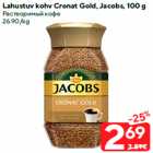 Allahindlus - Lahustuv kohv Cronat Gold, Jacobs, 100 g
