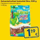 Kakaomaitselised teokarbid Dino, 500 g
