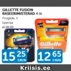 Allahindlus - GILLETTE FUSION RASEERIMISTERAD 4 tk