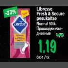 Allahindlus - Libresse Fresh & Secure pesukaitse Normal 30tk.
