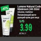 Allahindlus - Lumene Natural Code Näokreem 24h 50ml niisutav, matistav
