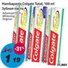 Allahindlus - Hambapasta Colgate Total, 100ml