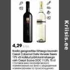 Allahindlus - Itaalia geograafilise tähisega lauavein Cesari Cabernet Delle
Venezie Essere l2% või kaitstud päritolunimetusega vеin Cesari Soave DOC 11,5% 75 cl