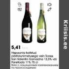 Allahindlus - Hispaania kaitstud päritolunimetusega vein Torres
San Valentin Garnacha l3,5% või Parellada ll% 75 cl