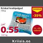 Allahindlus - Kriskal krabipulgad
150 g