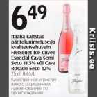 Allahindlus - Itaalia kaitstud päritolunimetusega kvaliteetvahuvein Freixenet Ice Cuvee Especial Cava Semi Seco 11,5% või Cava Rosado Seco 12%, 75 cl