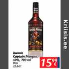 Alkohol - Rumm Captain Morgan