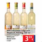 Allahindlus - KPN Saksamaa valge vein Maybach, Riesling, 750 ml