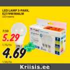 LED LAMP 3-PAKK, E27/9W/806LM 