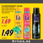 Allahindlus - FA DEODORANT 150 ML