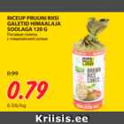 Allahindlus - RICEUP PRUUNI RIISI GALETID HIMAALAJA SOOLAGA 120 G