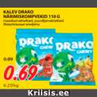 Allahindlus - KALEV DRAKO NÄRIMISKOMPVEKID 110 G