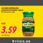 JACOBS KRÖNUNG LAHUSTUV KOHV 100 G