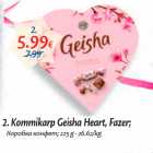 Kommikarp Geisha Heart, Fazer