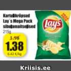 Kartulikrõpsud Lay´s Mega Pack sibulamaitselised 215 g