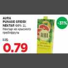 Allahindlus - AURA PUNASE GREIBI NEKTAR 60% 1L