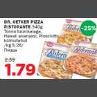 Allahindlus - DR. OETKER PIZZA RISTORANTE 340g Tonno tuunikalaga, Hawaii ananassi, Prosciutto külmutatud