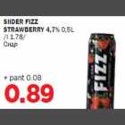 SIIDER FIZZ STRAWBERRY 4,7% 0,5L