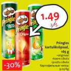 Pringles kartulikrõpsud, 165 g •originaal •koore-sibula •juustu-sibula