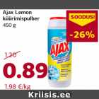 Allahindlus - Ajax Lemon
küürimispulber
450 g